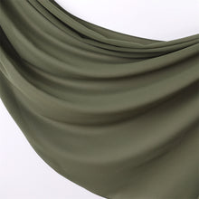 Load image into Gallery viewer, Soft Solid Color Pearl Chiffon Scarf
