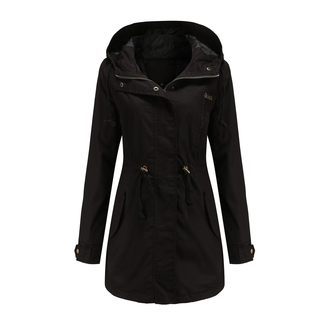 New Cotton Hooded Windbreaker