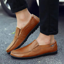 Load image into Gallery viewer, PU Leather Men Casual Breathable Shoes
