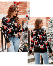Load image into Gallery viewer, Ladies Casual Pullover Christmas Sweater
