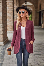 Load image into Gallery viewer, Solid Color Casual Long-sleeved Cardigan Jacket
