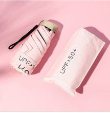 Load image into Gallery viewer, Mini Sun Umbrella Small Pocket Rain Umbrella
