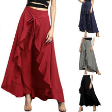 Load image into Gallery viewer, Summer Women’s Skirt Pant Ruffled Trouser
