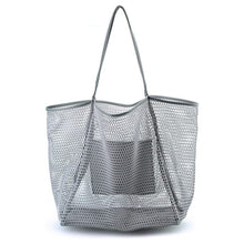Load image into Gallery viewer, Mesh Beach Tote Womens Shoulder Handbag
