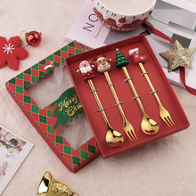 Load image into Gallery viewer, Christmas Spoon and Fork Set
