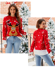 Load image into Gallery viewer, Ladies Casual Pullover Christmas Sweater
