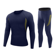 Load image into Gallery viewer, Men&#39;s Fleece Thermal Underwear Set
