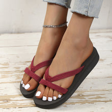 Load image into Gallery viewer, Women Summer Outdoor Shoes Flat Open Toe Slippers
