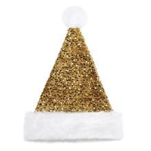 Load image into Gallery viewer, 2 Pack Christmas Decoration Atmosphere Double Layer Sequin Hat
