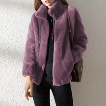 Load image into Gallery viewer, Women Winter Double Coral Fleece Warm Coat
