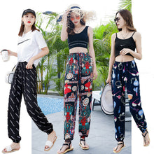 Load image into Gallery viewer, summer casual Floral Pants

