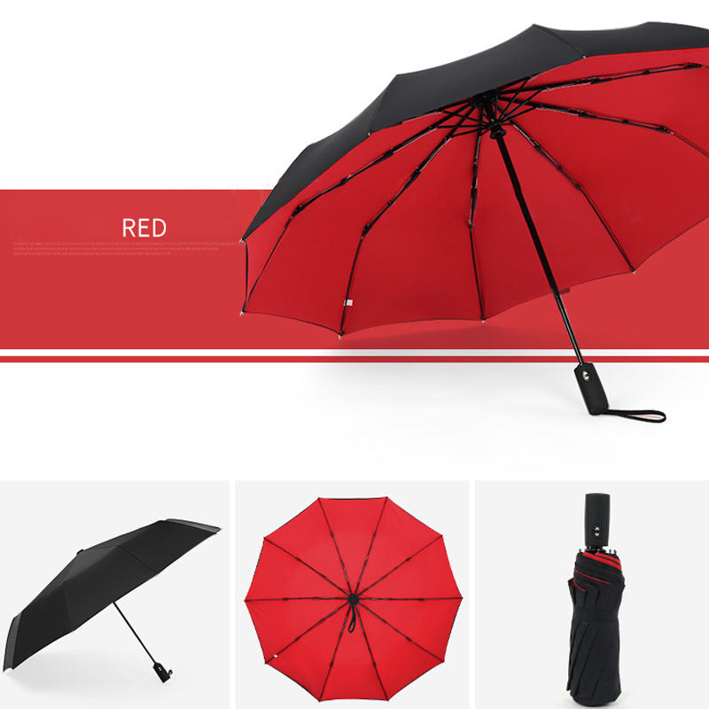 Double Layer Fully Automatic10K Strong Luxury Business Large Umbrellas