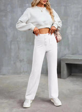 Load image into Gallery viewer, Women's High Waist Casual Straight Pants

