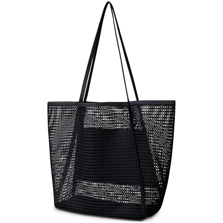 Mesh Beach Tote Womens Shoulder Handbag