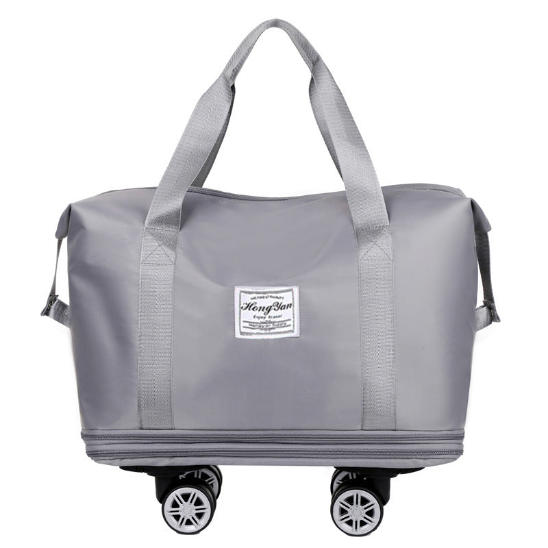 Expandable Foldable Luggage Bags For Travel With Removable Wheels