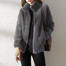 Load image into Gallery viewer, Women Winter Double Coral Fleece Warm Coat
