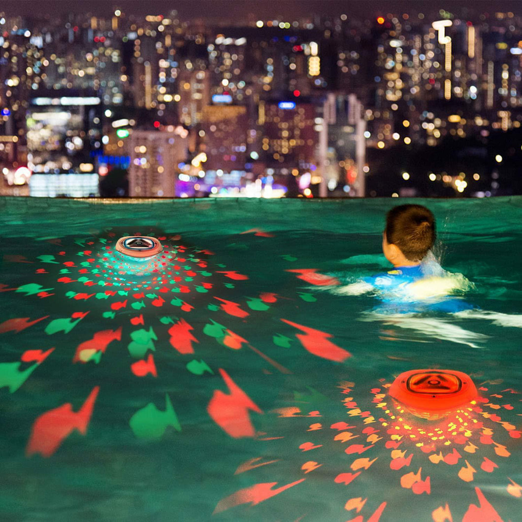 LED Waterproof Bathtub Pool Submersible Projection Light