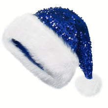 Load image into Gallery viewer, 2 Pack Christmas Decoration Atmosphere Double Layer Sequin Hat
