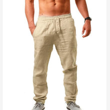 Load image into Gallery viewer, Summer Breathable Cotton And Linen Loose Casual Trousers
