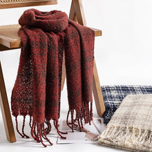 Load image into Gallery viewer, Autumn/Winter Square Plaid Scarf
