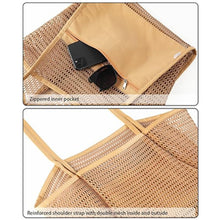 Load image into Gallery viewer, Mesh Beach Tote Womens Shoulder Handbag
