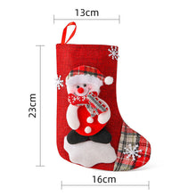 Load image into Gallery viewer, 4 Pack Christmas Sock Gift Bag

