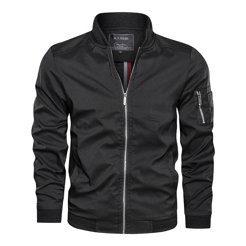 Fashion Men Jacket Bomber Jackets Business Casual Streetwear