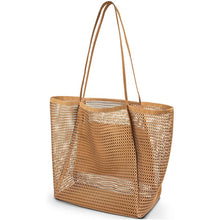 Load image into Gallery viewer, Mesh Beach Tote Womens Shoulder Handbag
