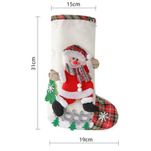 Load image into Gallery viewer, 4 Pack Christmas Sock Gift Bag
