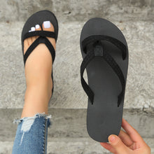 Load image into Gallery viewer, Women Summer Outdoor Shoes Flat Open Toe Slippers
