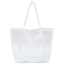 Load image into Gallery viewer, Mesh Beach Tote Womens Shoulder Handbag
