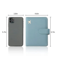 Load image into Gallery viewer, PU Leather Travel Passport Holder with Credit Card Holder Case Wallet Protector
