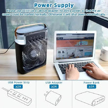 Load image into Gallery viewer, Portable Fan Air Conditioners USB Electric Fan
