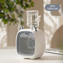 Load image into Gallery viewer, Portable Mini Air Conditioner Fan USB Air Cooler Fan Humidifier
