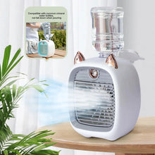 Load image into Gallery viewer, Portable Mini Air Conditioner Fan USB Air Cooler Fan Humidifier
