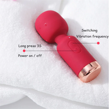 Load image into Gallery viewer, Mini Clitoris Vibrators Recharge Magic Wand For Women
