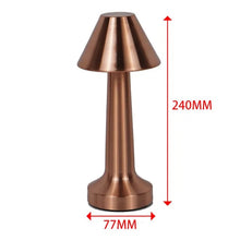 Load image into Gallery viewer, Modern USB Rechargeable Touch Wrought Iron Dumbbell Table Lamp
