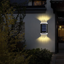 Load image into Gallery viewer, 2 Pcs Solar Wall Light Outdoor Waterproof Balcony Wall Lights
