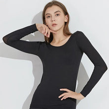 Load image into Gallery viewer, Women Traceless Thermal Underwear Set Constant Temperature Long Sleeve
