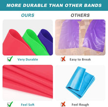 Load image into Gallery viewer, 2 PCS Yoga Pilates Resistance Band Long Training Stretch Bands
