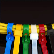 Load image into Gallery viewer, 100pcs Reusable Nylon Cable Ties
