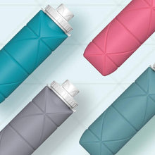 Load image into Gallery viewer, Outdoor Sports 600ml Silicone Folding Water Cup
