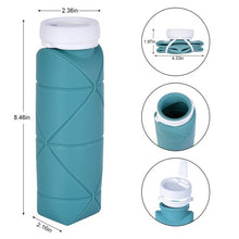 Load image into Gallery viewer, Outdoor Sports 600ml Silicone Folding Water Cup
