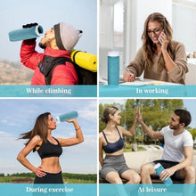 Load image into Gallery viewer, Outdoor Sports 600ml Silicone Folding Water Cup
