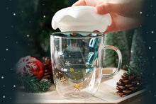 Load image into Gallery viewer, Upside-Down Glass Christmas Tree Mug
