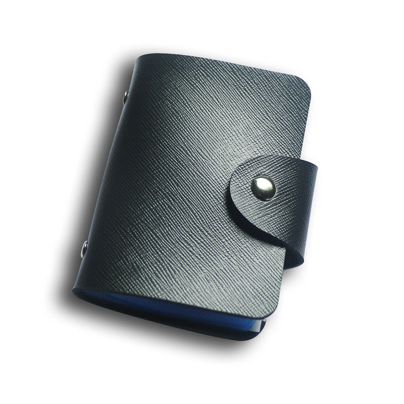 New PU Leather Function 24 Bits Card Case Business Card Holder