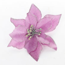 Load image into Gallery viewer, 20Pcs Poinsettia Flower Christmas Decor Wreath Tree Decorations
