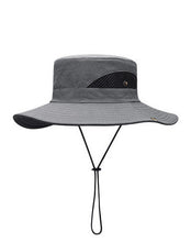 Load image into Gallery viewer, Fisherman Hat Fishing Sunscreen Breathable Outdoor Large Brim
