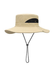 Load image into Gallery viewer, Fisherman Hat Fishing Sunscreen Breathable Outdoor Large Brim
