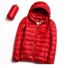 Load image into Gallery viewer, Women 90% Ultra-light Plus Size Thin Down Jacket
